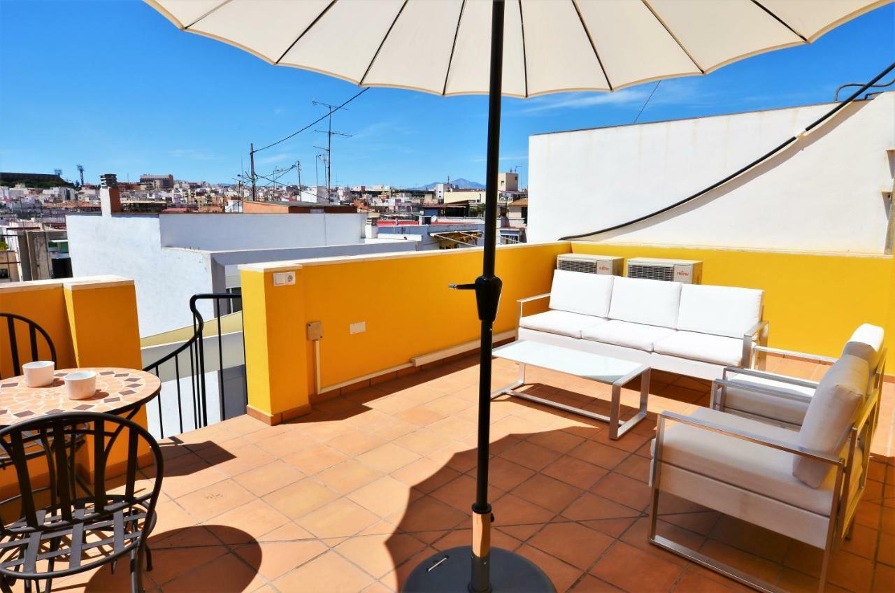 Rooftop Apartment With Three Terraces Alicante Exterior photo