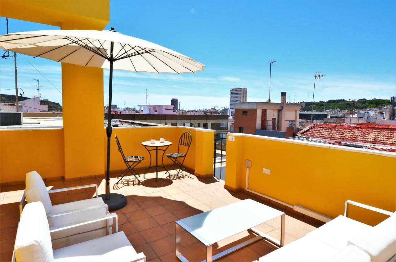 Rooftop Apartment With Three Terraces Alicante Exterior photo